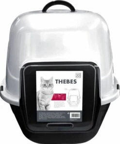 Transportkooi Voor Huisdieren MPETS 62 X 53 X 58 Cm Wit/Zwart