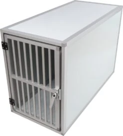 Hundos Pro Autobench Recht Model 100x47x67 Cm Met Spijlen