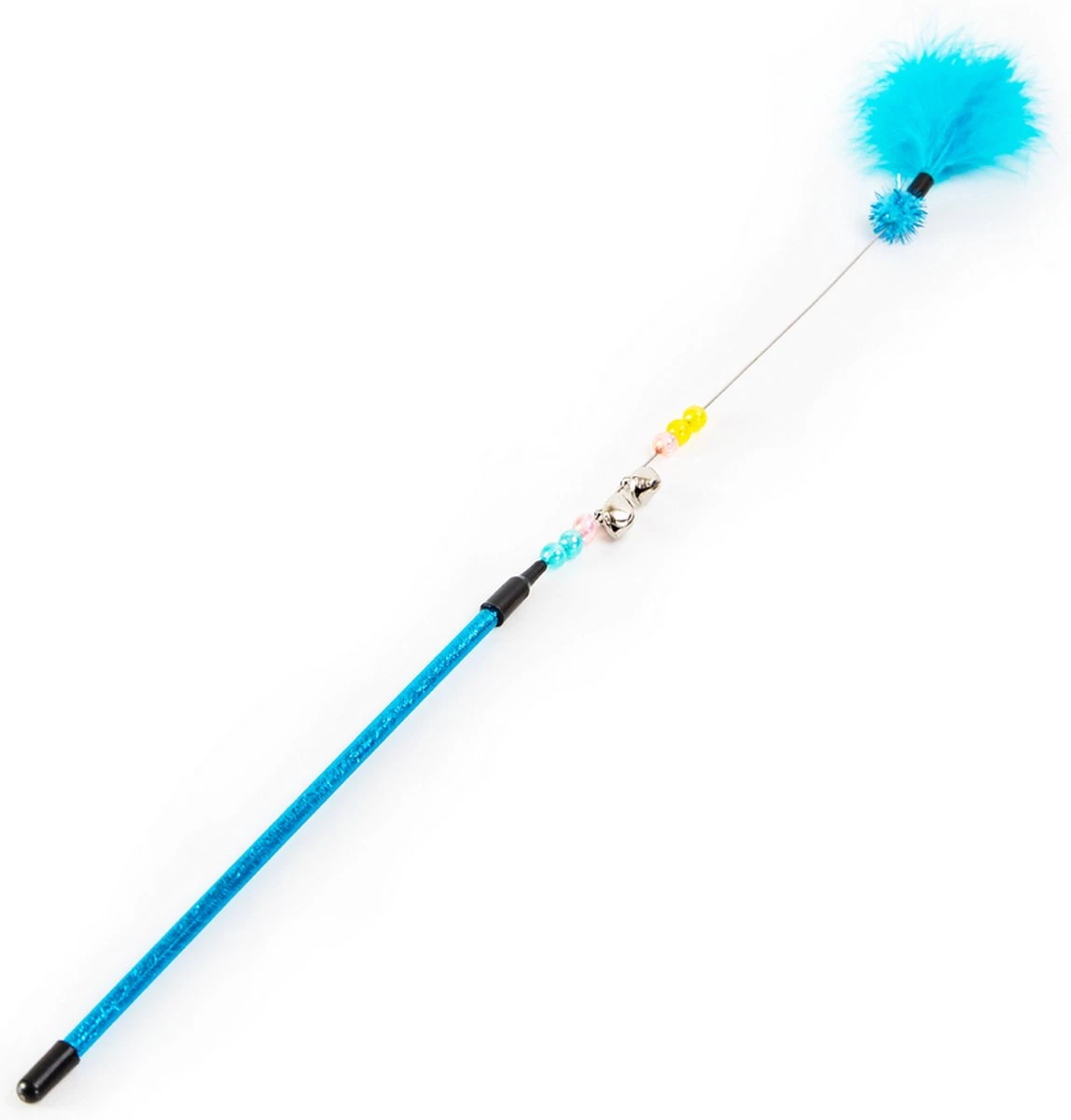 Nobleza Kattenhengel Met Pluimveren En Belletje – Kattenhengel Met Kralen – Kattenspeelgoed – Kattenspeeltje – Kittenspeelgoed – Kattenstok – Speelhengel Kat – Katten Speelhengel – Blauw 3 Nobleza Kattenhengel Met Pluimveren En Belletje – Kattenhengel Met Kralen – Kattenspeelgoed – Kattenspeeltje – Kittenspeelgoed – Kattenstok – Speelhengel Kat – Katten Speelhengel – Blauw