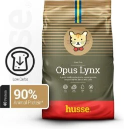 Husse Opus Lynx Graanvrij Kattenvoer – 2 X 2 Kg