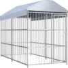 Medina Hondenkennel Voor Buiten Met Dak 300x150x200 Cm -Huisdierbenodigdheden Winkel 1193x1200