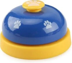 HMerch™ Hondenbel Speeltje Voor Je Hond – Bel Voor Honden Training – Hondentraining – Blauw Geel
