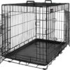 Hondenkooi 2 Deuren Hondenbox Transportbox Opvouwbaar Transportkooi Draadkooi Katten Konijnen Gevogelte Kooi Zwart XXL 106 X 77,5 X 70 Cm HMPPD42H -Huisdierbenodigdheden Winkel 1200x1094