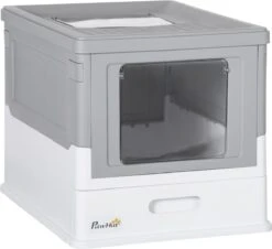 PawHut Katzentoilett Mit Ausziehbarer Schublade D31-061V00