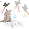 MIRO Zeester Katten & Kittens Speelgoed – Roterend – 2 Verschillende Vlinders – Met Slimme Sensor – Antislip Onderkant – Aan & Uit Knop -Huisdierbenodigdheden Winkel 1200x1102