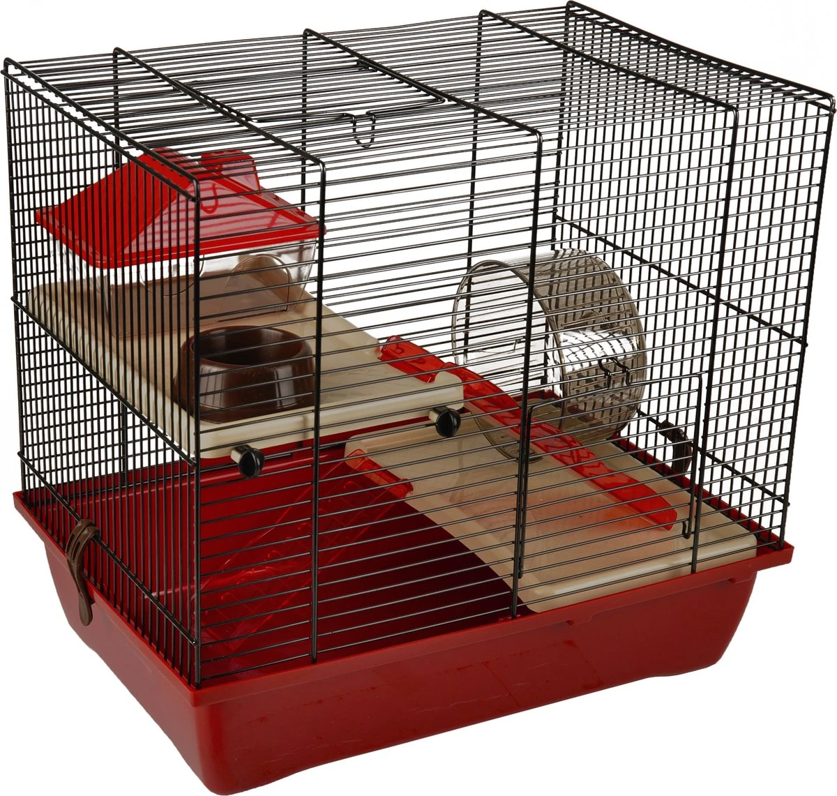 MaxxPet Hamsterkooi – Cavia Kooi – Rattenkooi – Knaagdieren – Groot – 41,5×28,5×38 Cm – Rood 3 MaxxPet Hamsterkooi – Cavia Kooi – Rattenkooi – Knaagdieren – Groot – 41,5×28,5×38 Cm – Rood