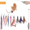 Kattenhengel – Set Van 11 – 1 Hengel En 10 Hangers – Interactief Speelgoed Voor Kat Of Kitten – Anti Slip Handvat -Huisdierbenodigdheden Winkel 1200x1167