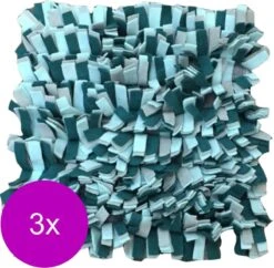 Adori Snack- En Speelmat – Speelgoed – 3 X 30×30 Cm Grijs Groen