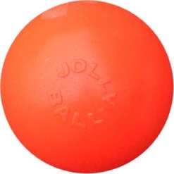 Jolly Ball Bounce-n Play – Honden Speelbal Met Vanillegeur – De Perfecte Stuiterbal – Bijtbestendig – Oranje – Ø 20 Cm