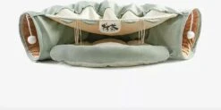 Luxe Kattentunnel XL Katten Bed Speelgoed – Japan Matcha Winkel – Cadeau – 100cm