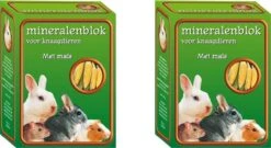 Mineralenblok Met Maïs – Knaagdierenvoer Per 2 Stuks