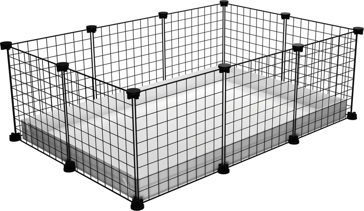 EnNELA Draadkubus Kooi Voor Cavia 3 X 2 X 1 C&C Cage Zwart 3 EnNELA Draadkubus Kooi Voor Cavia 3 X 2 X 1 C&C Cage Zwart