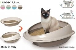 Georplast Open Kattenbak – Bruin – 45x36x15,5 Cm
