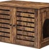 Kattenbak – Kattenhuis – Met Deuren – Vintage – Bruin -Huisdierbenodigdheden Winkel 1200x810