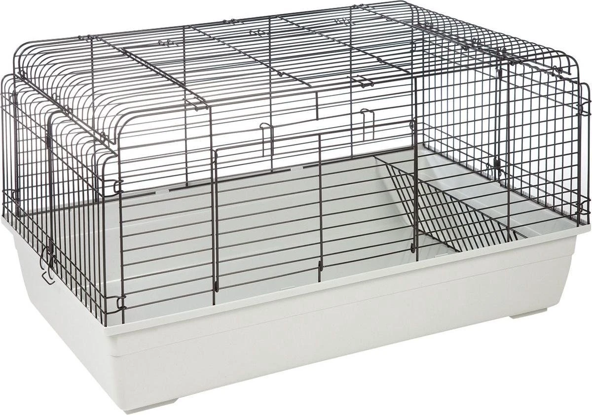 Flamingo Kooi Sprinter 100 – Wit – 100 X 57 X 54 Cm 3 Flamingo Kooi Sprinter 100 – Wit – 100 X 57 X 54 Cm