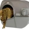Omega Paw Zelfreinigende Kattenbak L – Bruin – 50 X 56 X 50 Cm -Huisdierbenodigdheden Winkel 1200x857