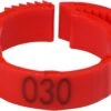 Pluimveeringen – Verstelbaar – 20 Mm – Genummerd – 50 Stuks – Kippenringen – Vogelringen – ROOD -Huisdierbenodigdheden Winkel 1200x881