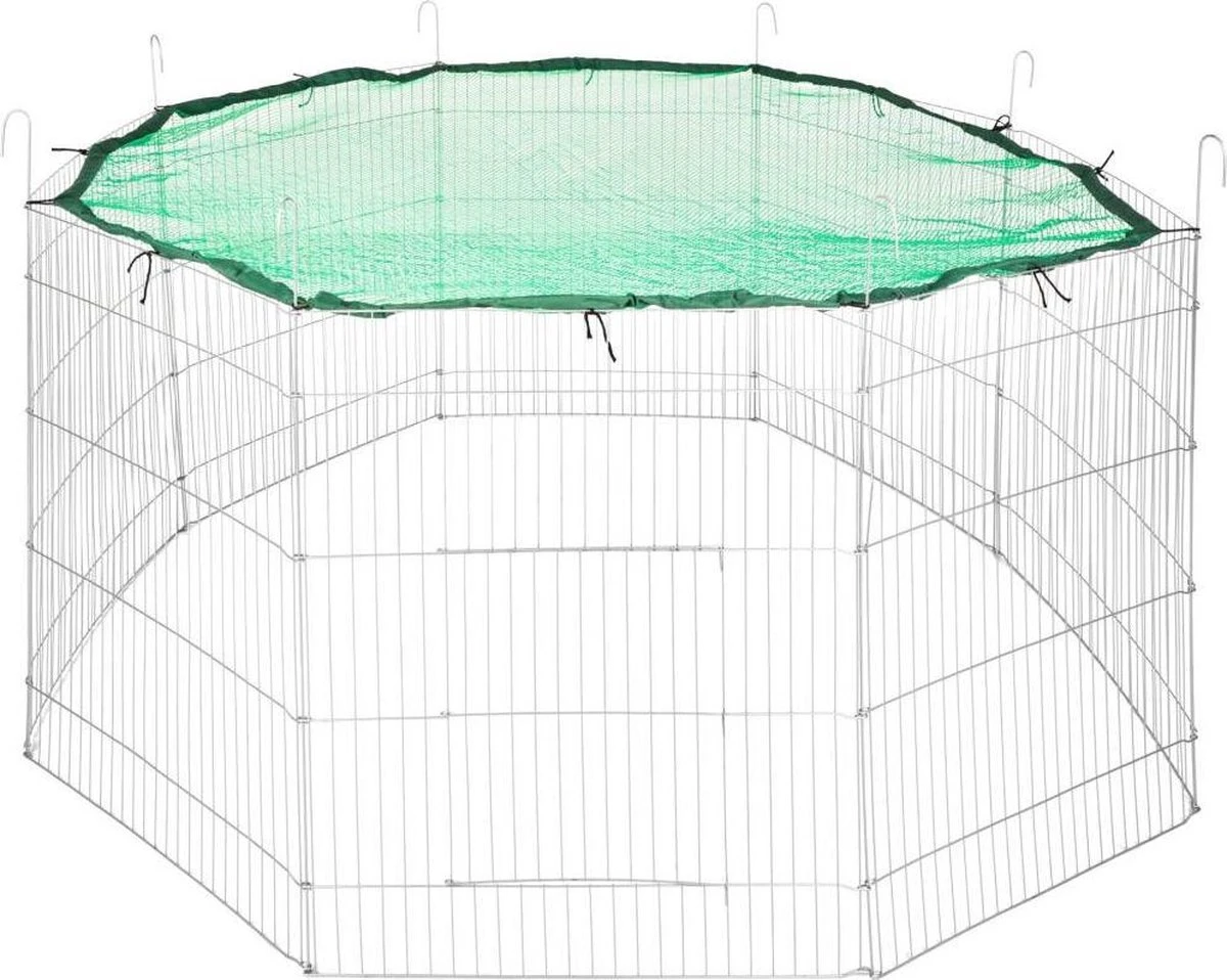 Tectake – Kooi Voor Kleine Dieren Incl Veiligheidsnet Ø 204cm – 402395 3 Tectake – Kooi Voor Kleine Dieren Incl Veiligheidsnet Ø 204cm – 402395