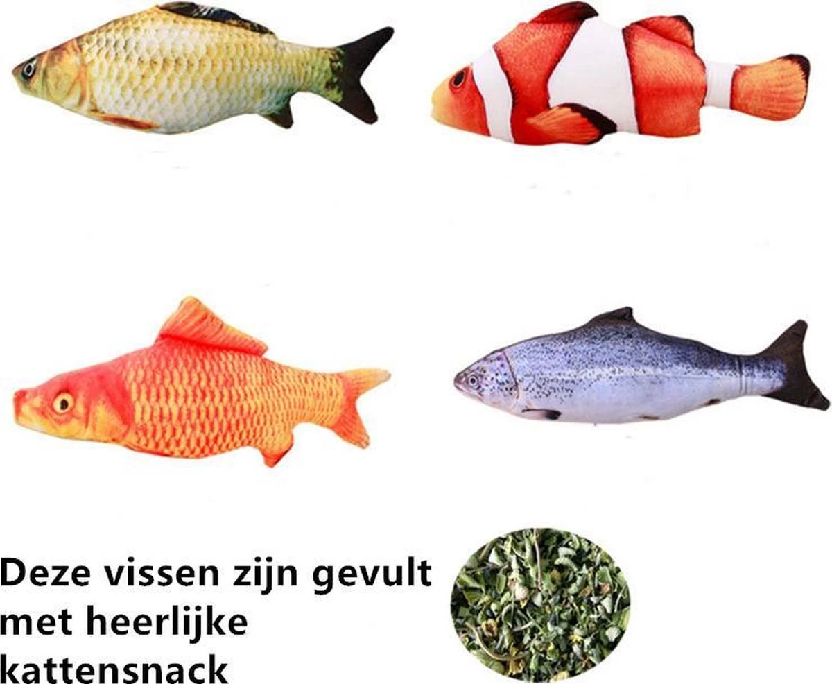 TDR – Kattensnack Visspeelgoed Voor Katten-4stuks Vis Speelgoed 3 TDR – Kattensnack Visspeelgoed Voor Katten-4stuks Vis Speelgoed