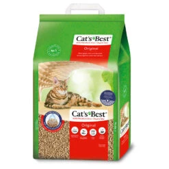 20l (ca. 9kg) Öko Plus / Originele – Cat’s Best Kattenbakvulling