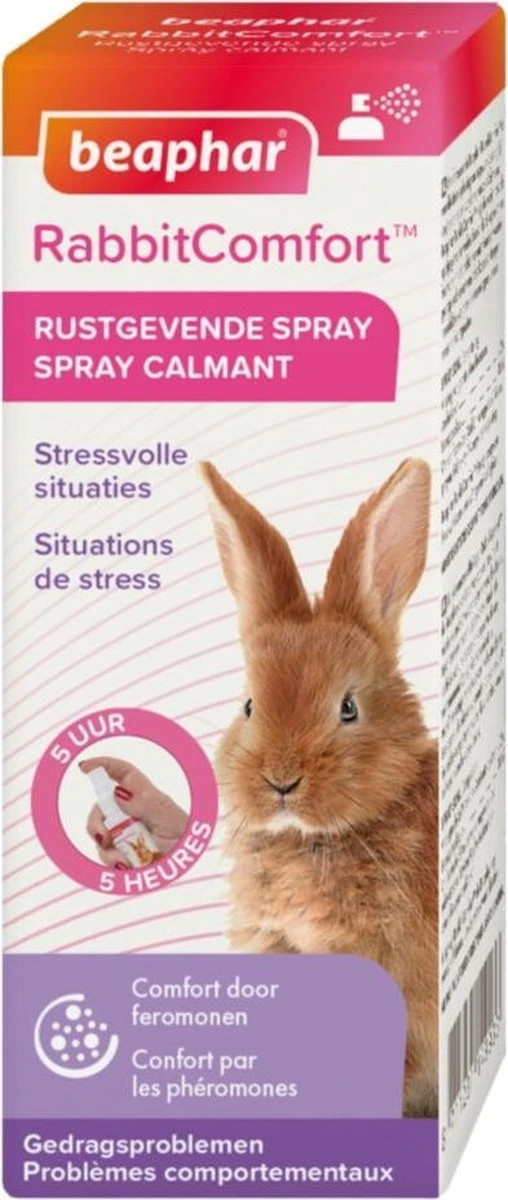 Beaphar RabbitComfort Rustgevende Spray 30 Ml 3 Beaphar RabbitComfort Rustgevende Spray 30 Ml