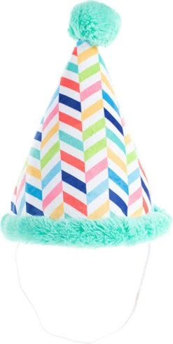 Petshop By Fringe Studio – 314246 – Cheers For A Barkday – Hondenspeelgoed – Speelgoed Hond – Verjaardag Hond – Verjaardagshoedje – Knuffel Hond – Honden Speelgoed – Hondenspeeltje – Pluche Speelgoed Hond – Pluche Hondenspeelgoed