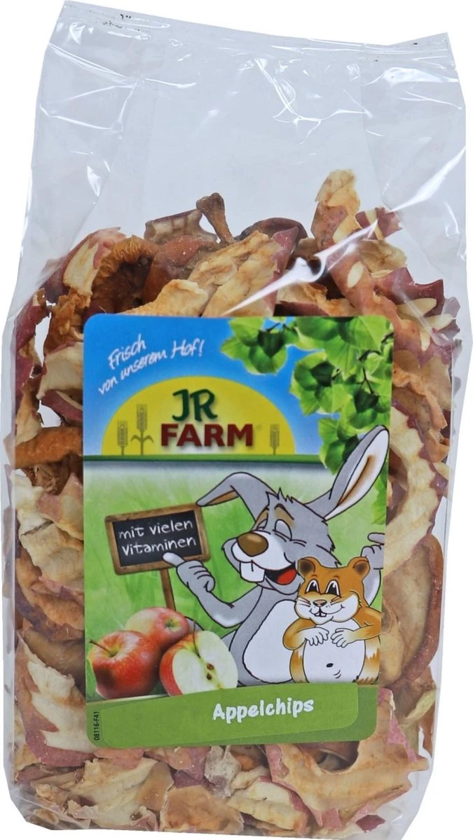 JR Farm Knaagdier Appelchips 80 Gram 07271 3 JR Farm Knaagdier Appelchips 80 Gram 07271