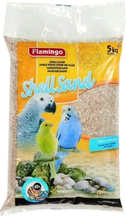 Flamingo Vogelaccessoire Schelpenzand – 5 Kg