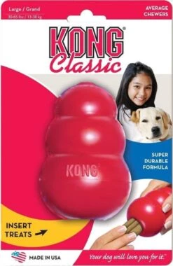 Kong Hond Classic Rubber “M”, Rood
