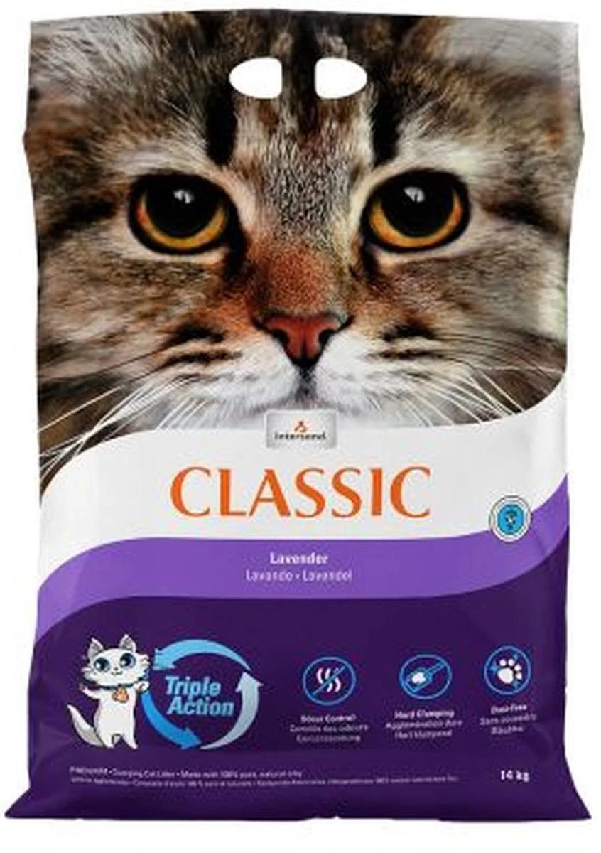 Intersand Extreme Classic Lavendel Kattenbakvulling 14 Kg – Kat 3 Intersand Extreme Classic Lavendel Kattenbakvulling 14 Kg – Kat