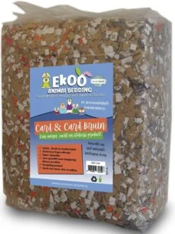 EKOO ANIMAL BEDDING Card N Card Bruin Bodembedekking 330 Liter