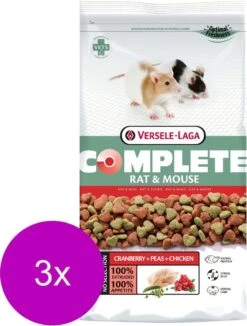 Versele-Laga Complete Rat & Mouse – Rattenvoer – 3 X 2 Kg