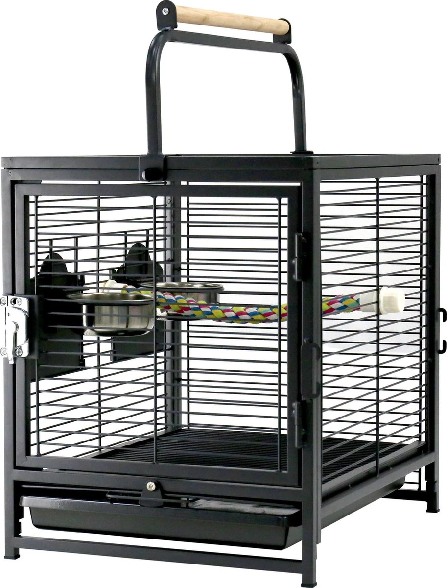 Keddoc – Bird Cage Transporter – Kooi – Zwart 3 Keddoc – Bird Cage Transporter – Kooi – Zwart
