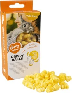 Krokante Knabbelballetjes Gele Paprika 50g Geel