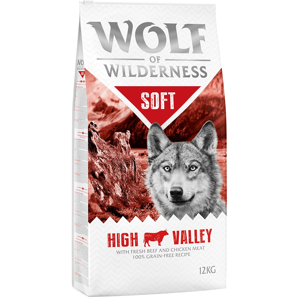 12kg “Soft High Valley” Rund Wolf Of Wilderness Hondenvoer